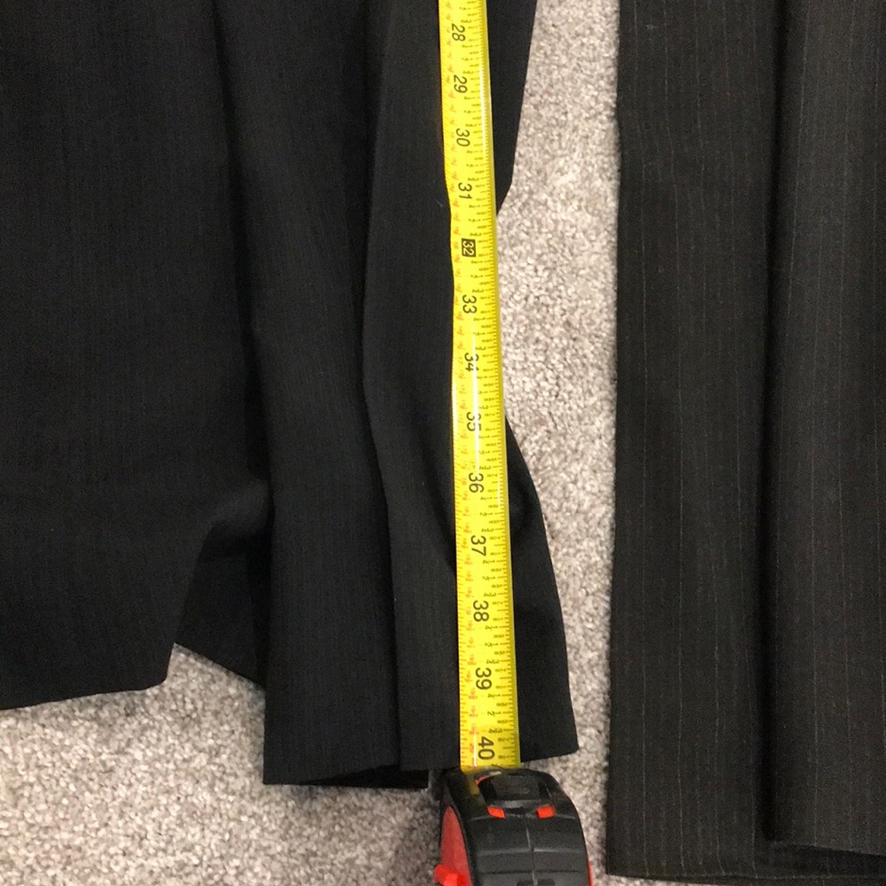 2 pairs of black dress paints with pinstripes - Picture 6 of 7
